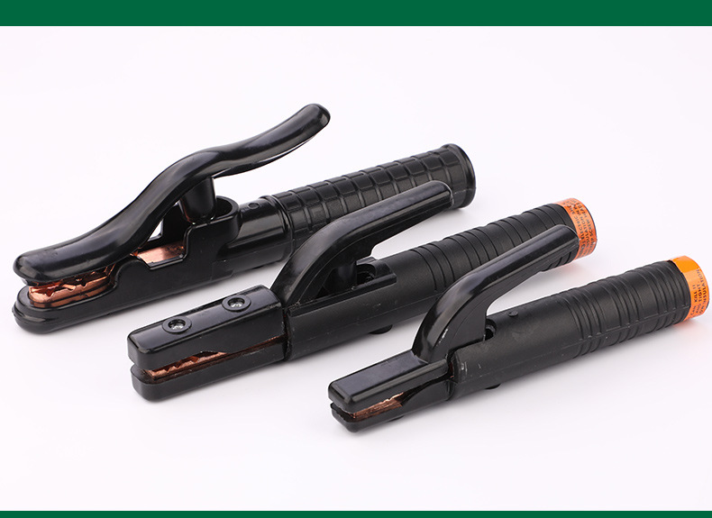 拓森五金工具焊把钳500型加厚黑金刚电焊夹防烫铜体800a电焊钳