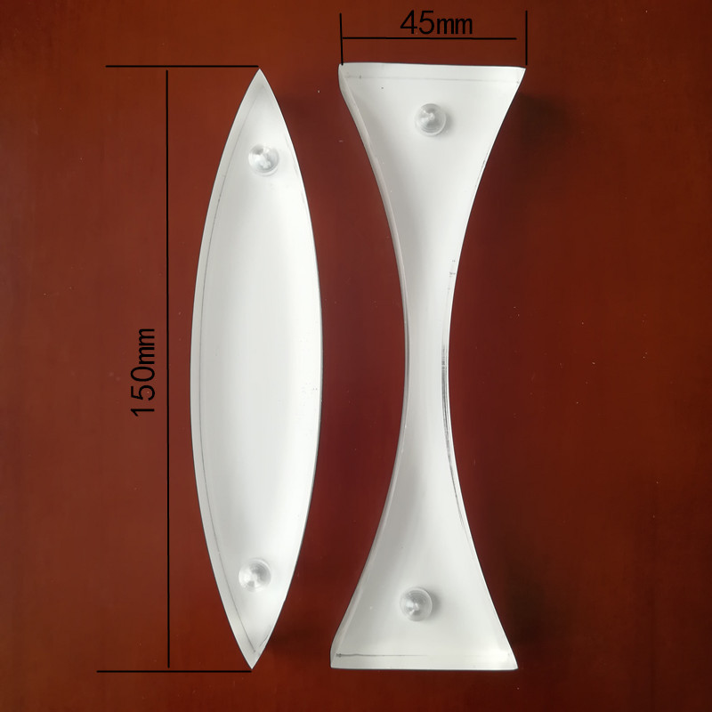 厂家直销亚克力透镜柱镜大号磁吸式15cm双凸双凹物理光学演示实验