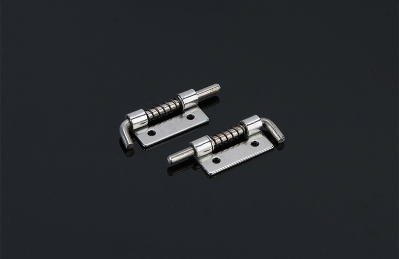 304不锈钢铰链弹簧插销左右可拆卸插销合页配电箱工业铰链合页