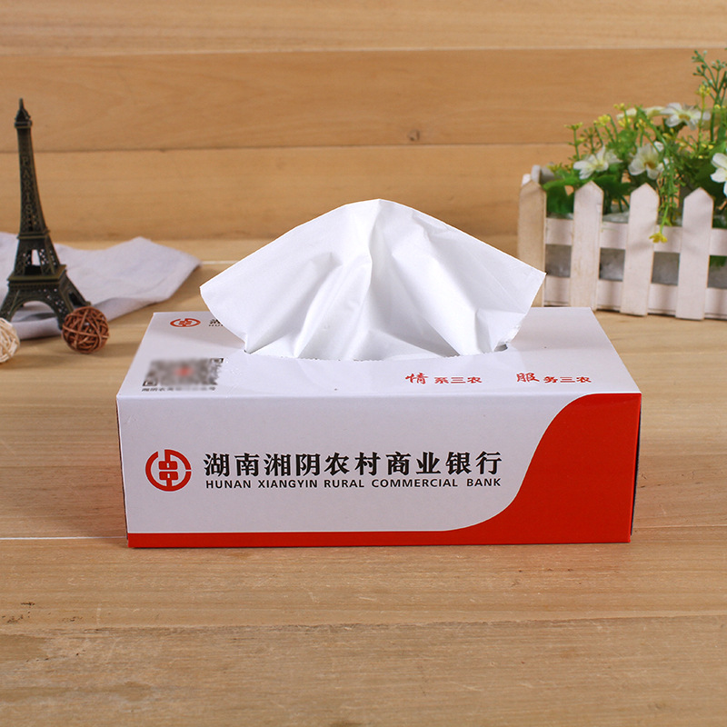 定制定做 环保客厅厨房抽纸盒 彩色印刷纸质包装纸巾盒 批发