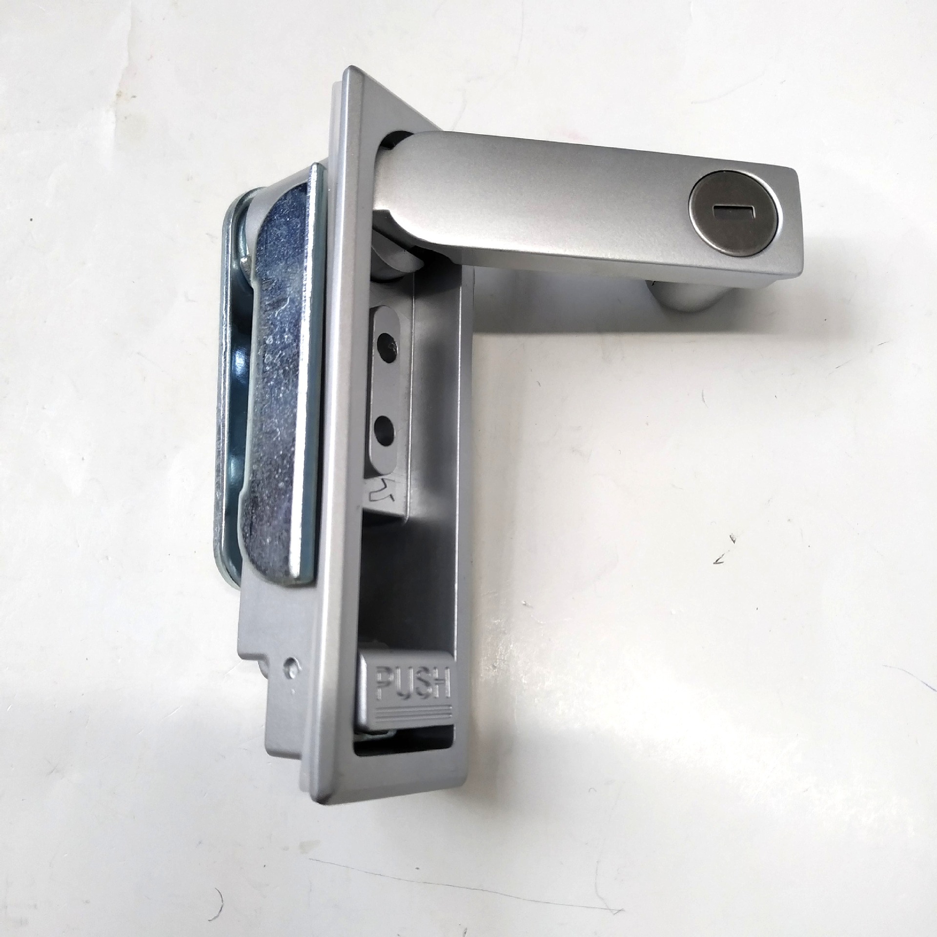 工业机箱平面小锁结实ms713锌合金电控箱门锁 工业机箱机柜平面锁