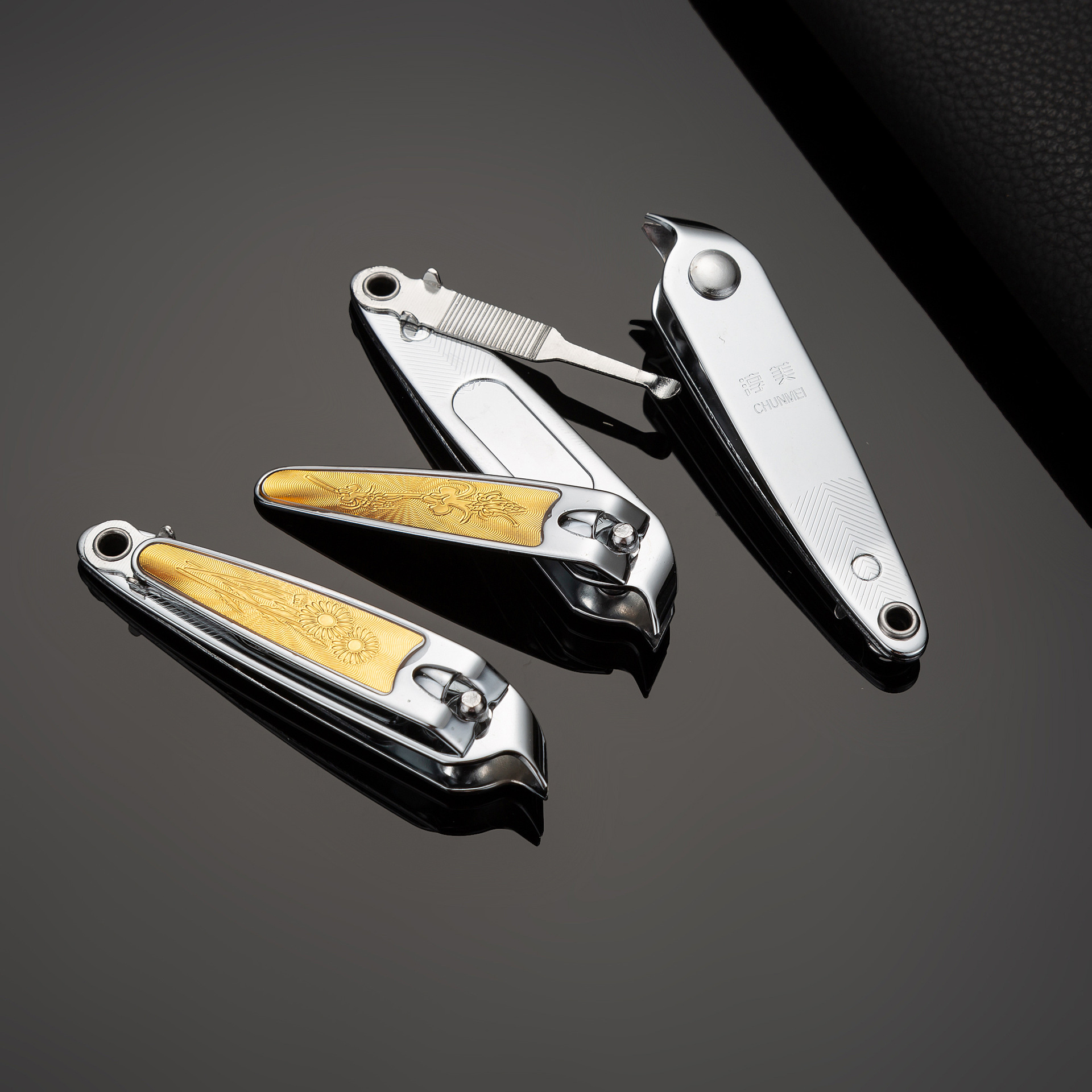 淳美指甲钳612e斜口吸塑包装指甲剪指甲刀修脚刀美甲刀一件代发