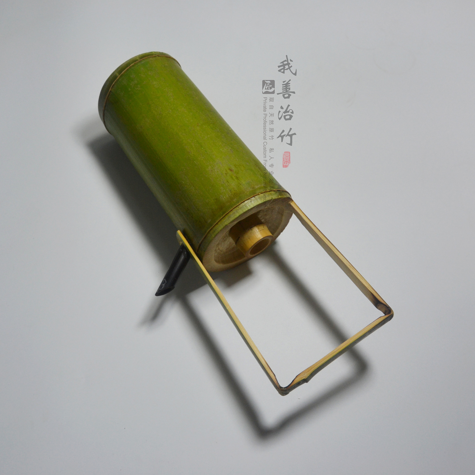 厂家批发天然竹酒筒竹子分酒器竹酒桶竹水壶竹制食物料理竹器酒店