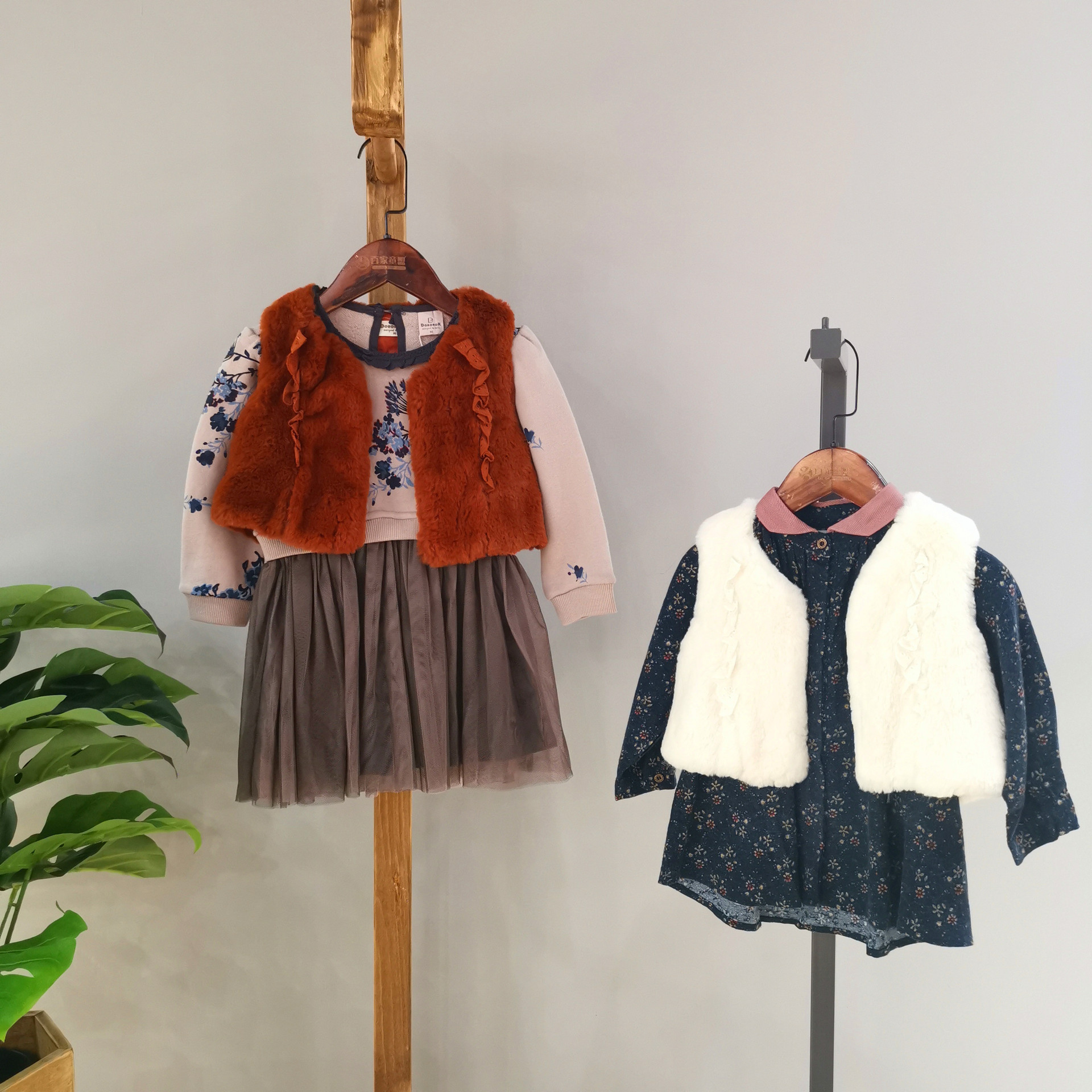 铭人宝贝&嘟噜噜 秋冬季专柜儿童外套 品牌折扣童装库存尾货走份