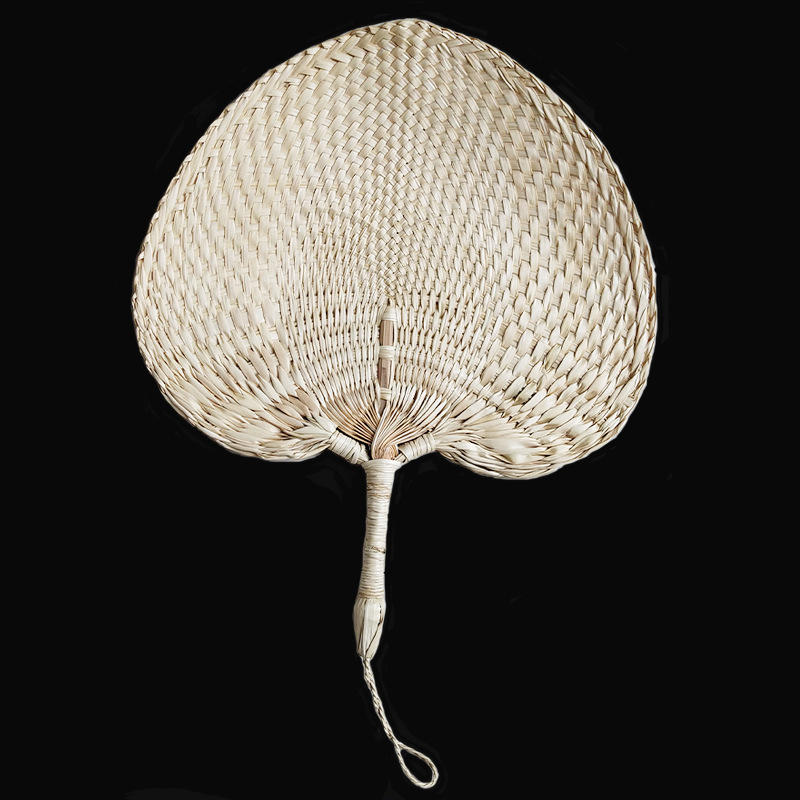 合作社一手货源编织怀旧古风桃型扇子棕编蒲扇厂家批发