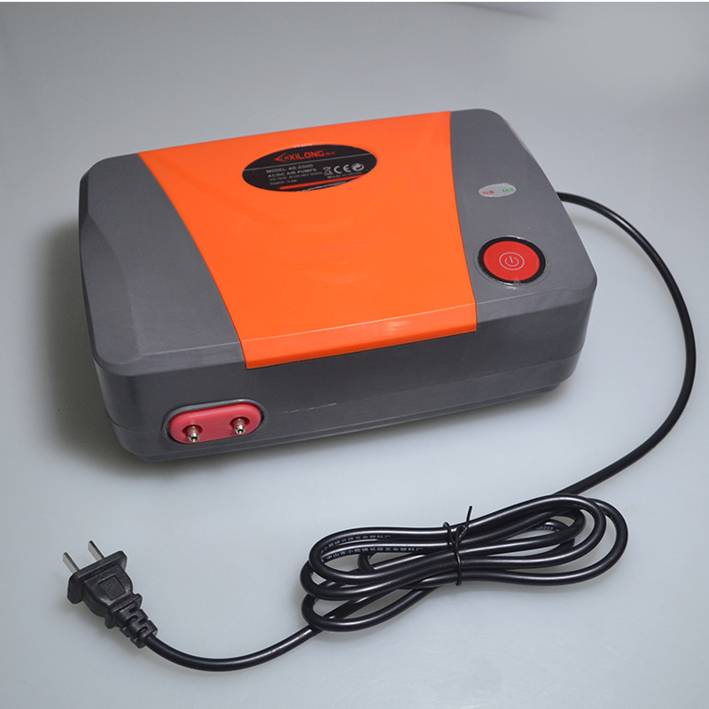 西龙ad-1000/2000充电增氧泵鱼缸氧气泵蓄电池可充电制氧机