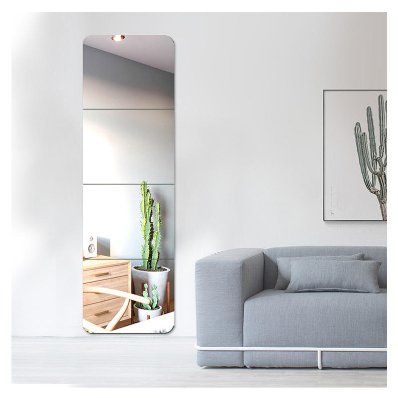 厂家批发宿舍落地拼接镜 全身穿衣镜无框落地镜子拼接镜一件包邮