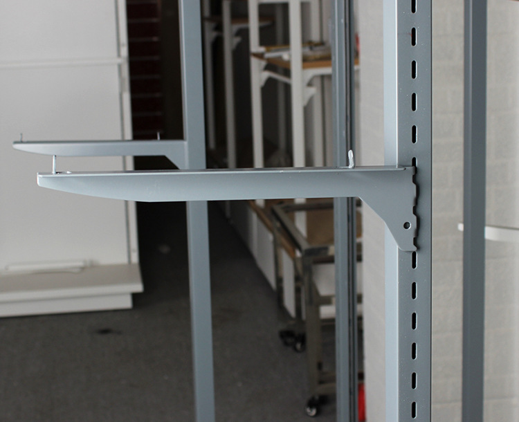 名创优品货架方管托左右托横梁横杆拖臂a柱配件支撑托架厂家直销