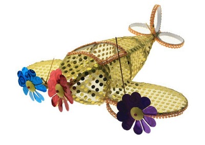 元宵手提花灯 纯手工制作元宵飞机灯 纯手工布艺飞机灯笼 成品