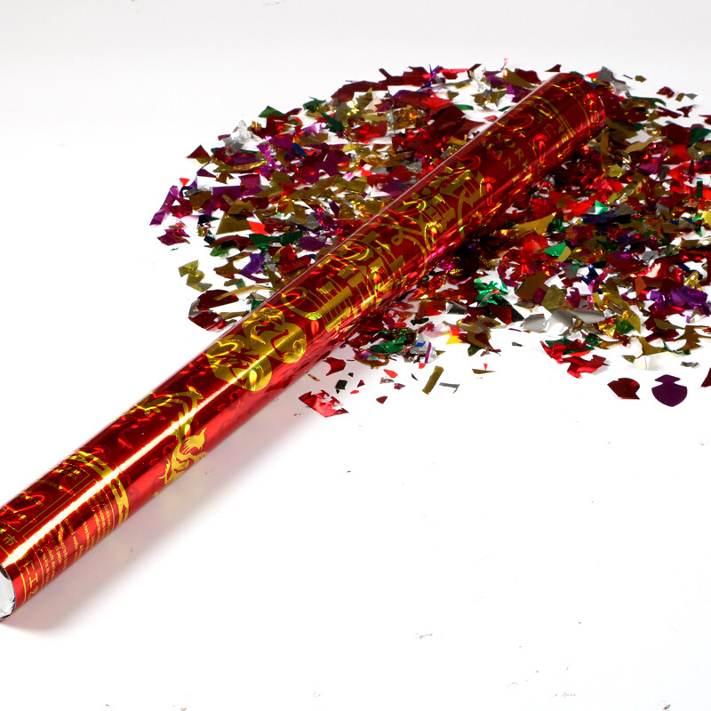 礼炮喷彩带礼花筒结婚用品大全婚礼彩花筒喷花礼袍泡婚庆开业花炮