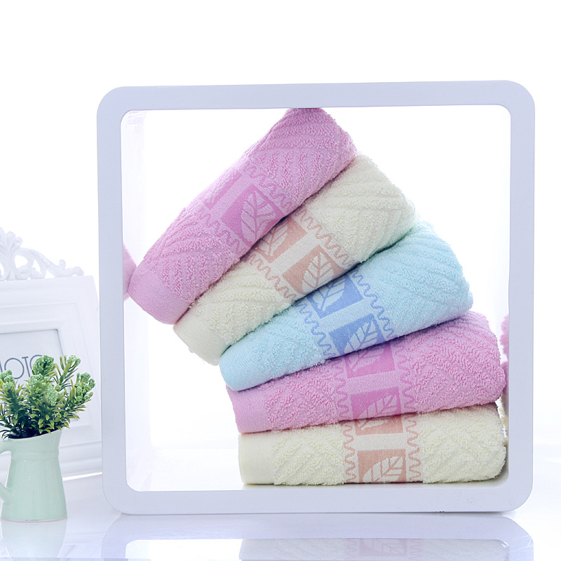义乌素色毛巾厂家摆地摊日用品毛巾批发酒店加厚棉巾定制logo
