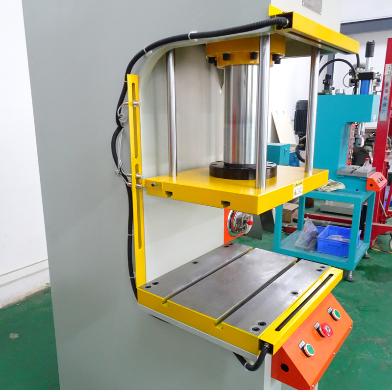 东莞益启30t吨单臂液压冲床300kn单柱冲压机落地快速c型油压压床