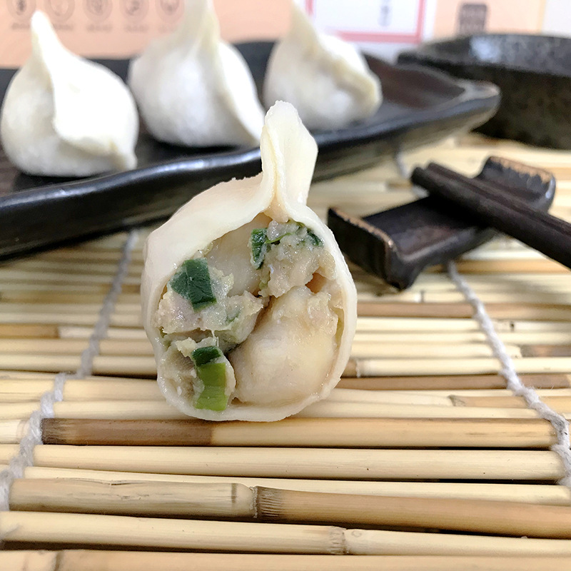 厂家直销 手工扇贝水饺 特色美味速冻海鲜水饺 早餐速冻食品 代发