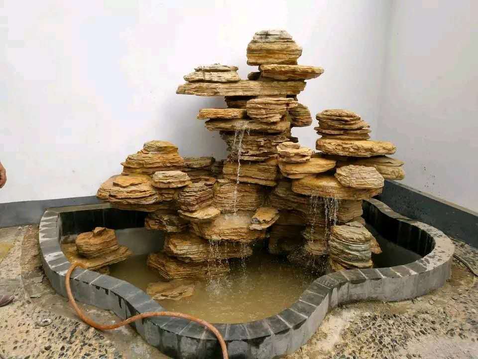 鸿灿石业厂家直销千层石,专业制作千层石假山,价格低假山石批发