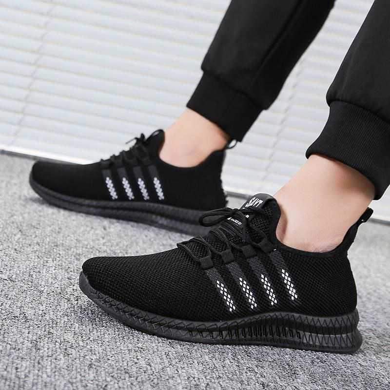New Spring and Summer Dad Shoes Old Beijing Cloth Shoes Men's Thin Shoes Shoes for the Old Casual Middle-Aged and Elderly Non-Slip Walking Shoes