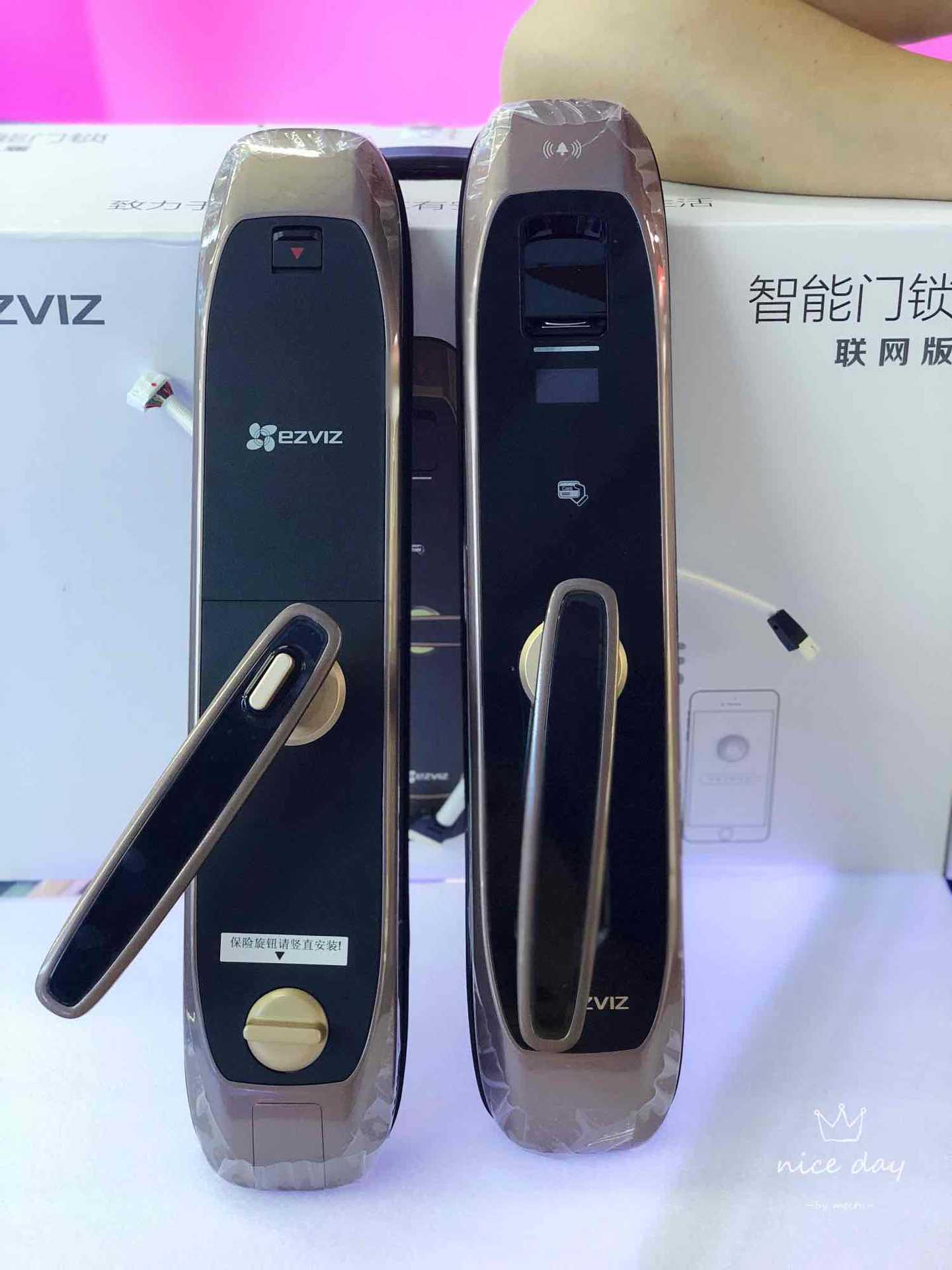 海康威视萤石 指纹锁智能门锁密码锁家用互联网防盗门电子锁dl21s