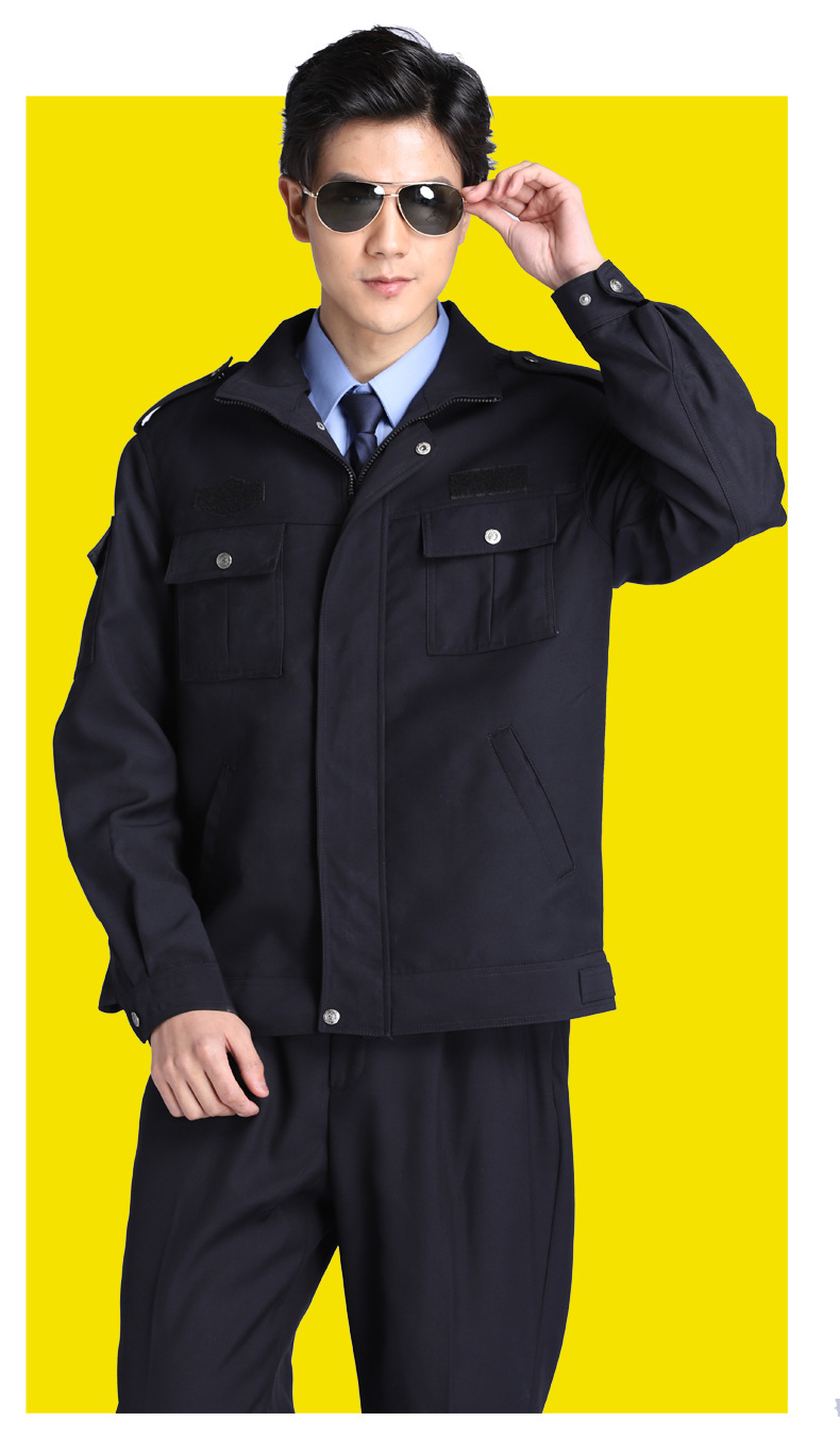 厂批发秋季保安服执勤套装保安制服男物业保安工作服装春秋执勤服