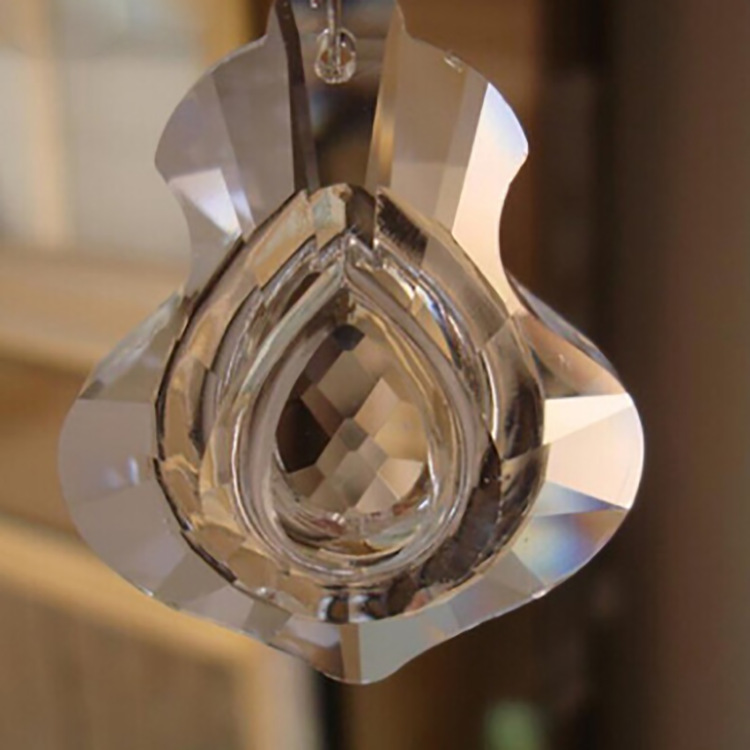 厂家定制水晶小提琴挂件天使泪吊坠创意家居装饰品门帘隔断帘