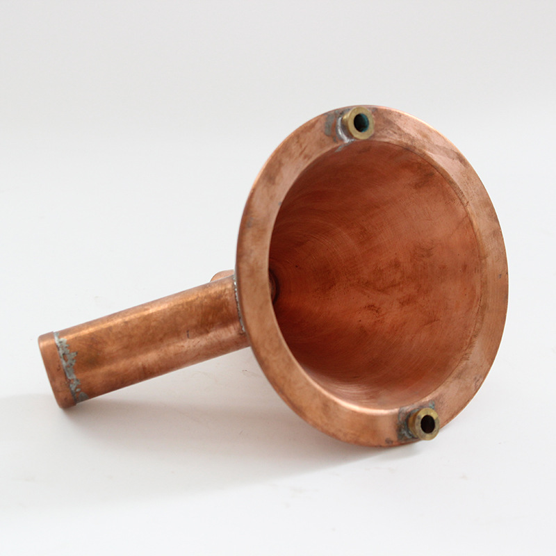 厂家批发保温漏斗 加厚紫铜保温漏斗 直径110mm实验教学专用