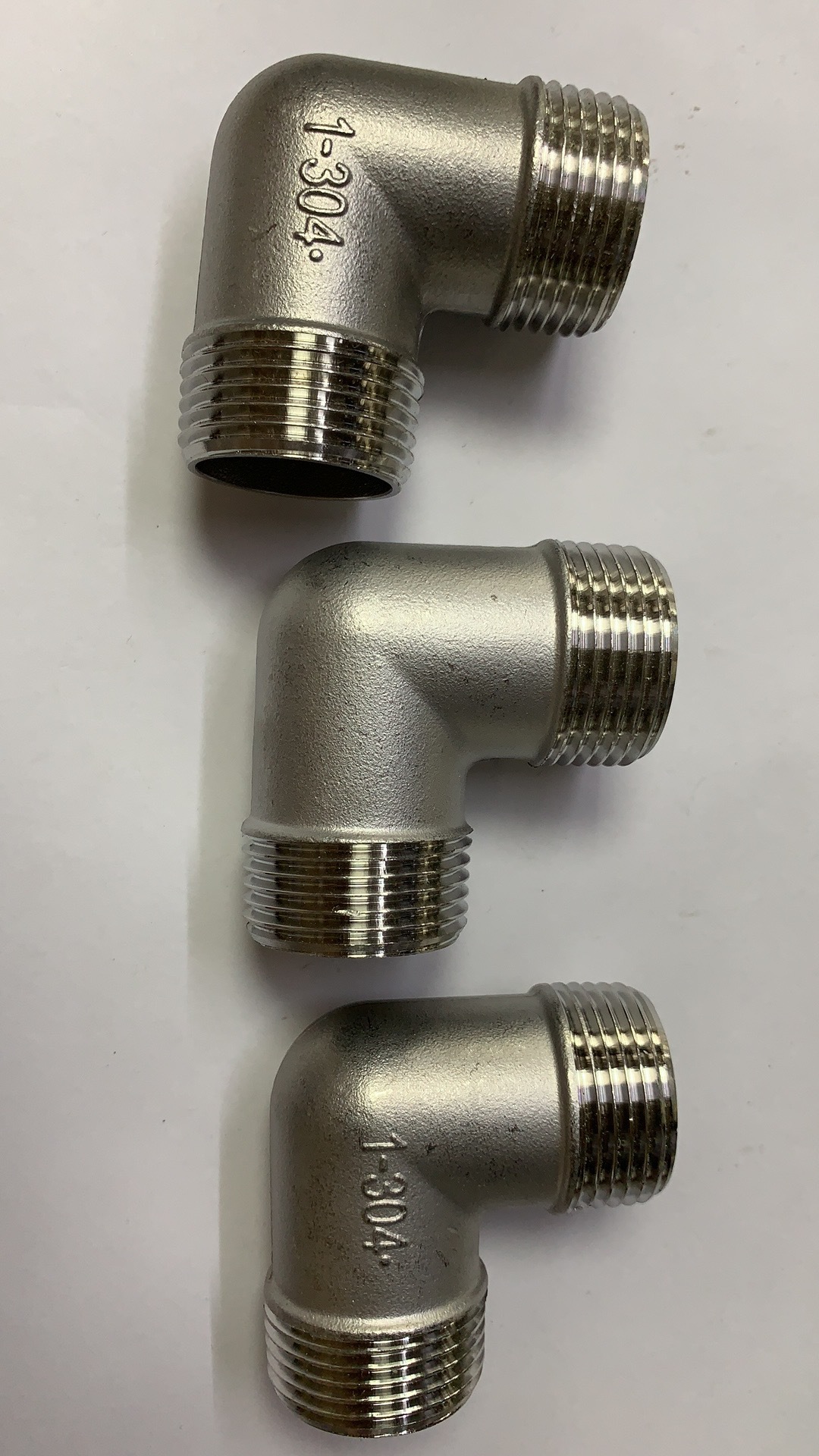 外丝弯头厂家直销304不锈钢外丝弯头消防水暖燃气管件按需定制