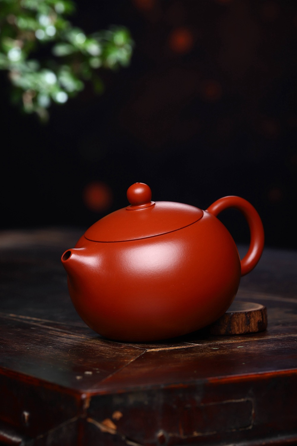 宜兴西施紫砂壶 大红袍西施紫砂壶 名家纯手工卢伟萍球孔西施茶器