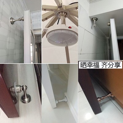 厨房门卧室门大门磁铁门吸合器强力免打孔磁吸磁碰粘贴关门玻璃门