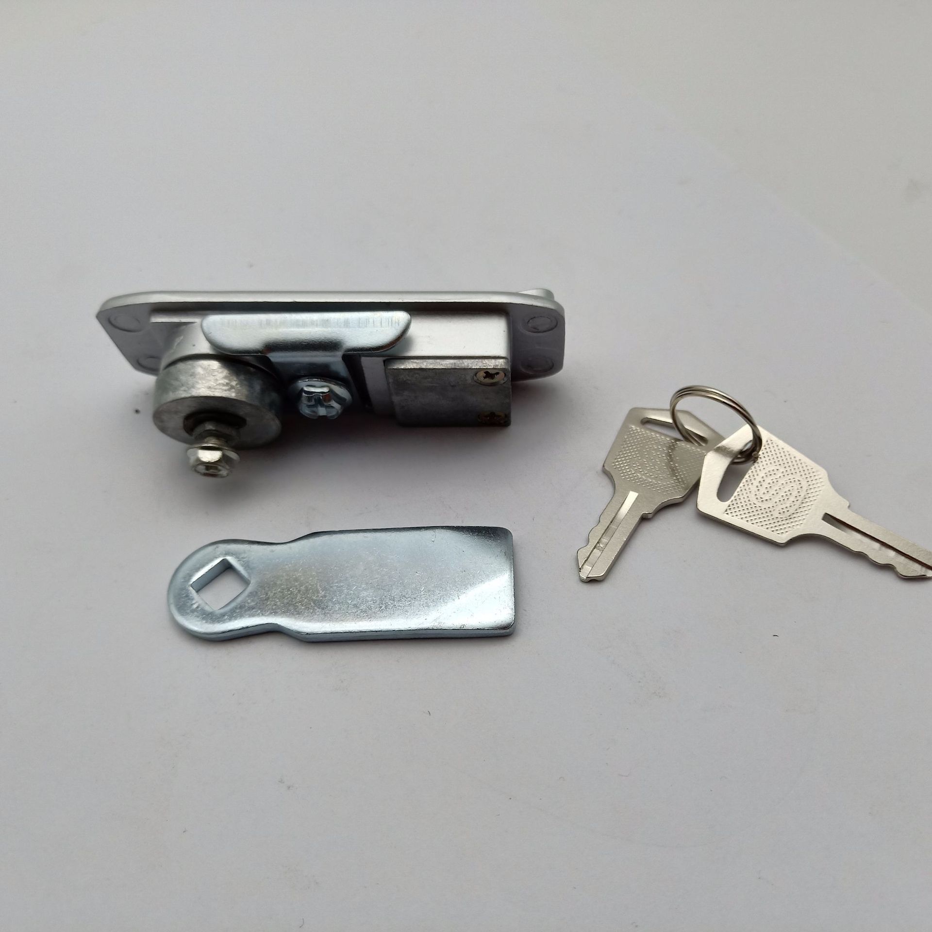 工业柜锁ms738-1-2配电箱锁 电柜箱平面锁 弹跳锁 设备机械门锁具