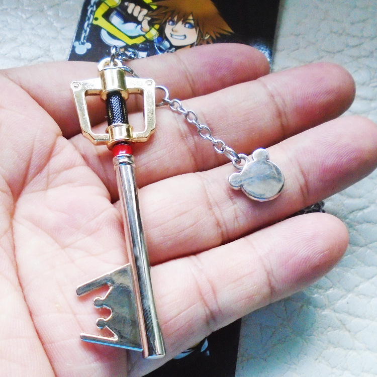 王国之心项链挂件吊坠钥匙扣米奇钥匙动漫周边饰品cosplay