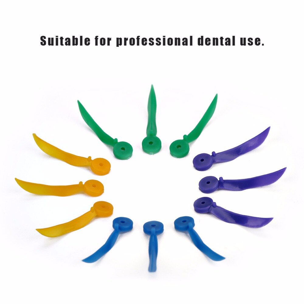 带孔牙间隙楔子 牙科带孔塑料牙楔子补牙工具 牙间隙楔