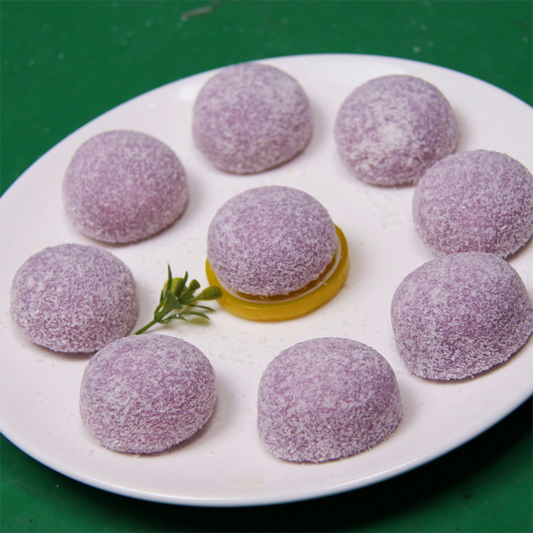 亚洲之星椰蓉蓝莓大福 1盒20个 酒店半成品甜点下午茶即食方便