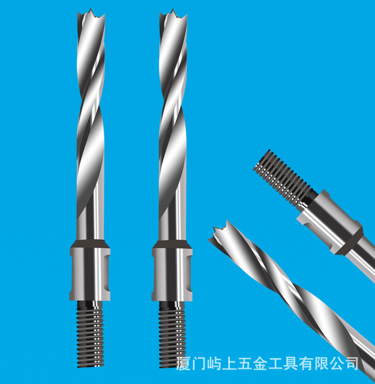 专业制造木工钻头 螺纹柄钻头 高速钢2刃螺旋钻头