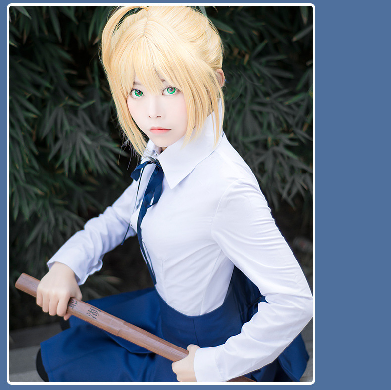 fate stay night命运之夜saber吾王常服cosplay套装女动漫