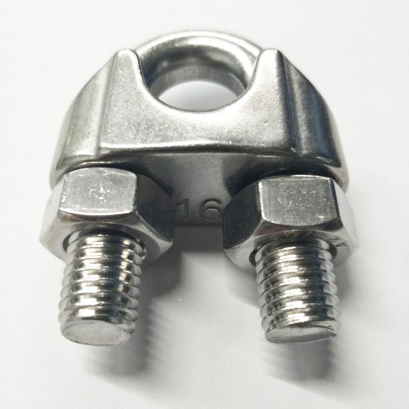 304不锈钢卡扣卡头钢丝绳卡头不锈钢钢丝绳配件