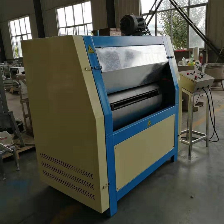 供应小型皮子打毛机 滚筒式牛羊皮脱毛机 鲜牛皮去毛机 可试机