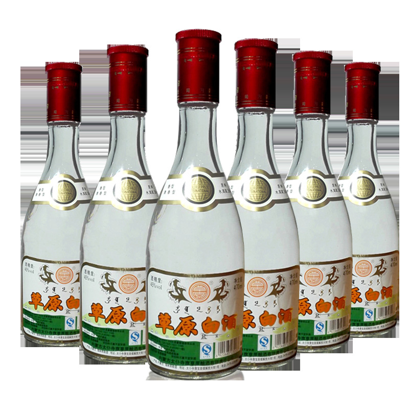 草原白酒45度蒙倒驴470ml*【6瓶装】太仆寺旗内蒙古特产