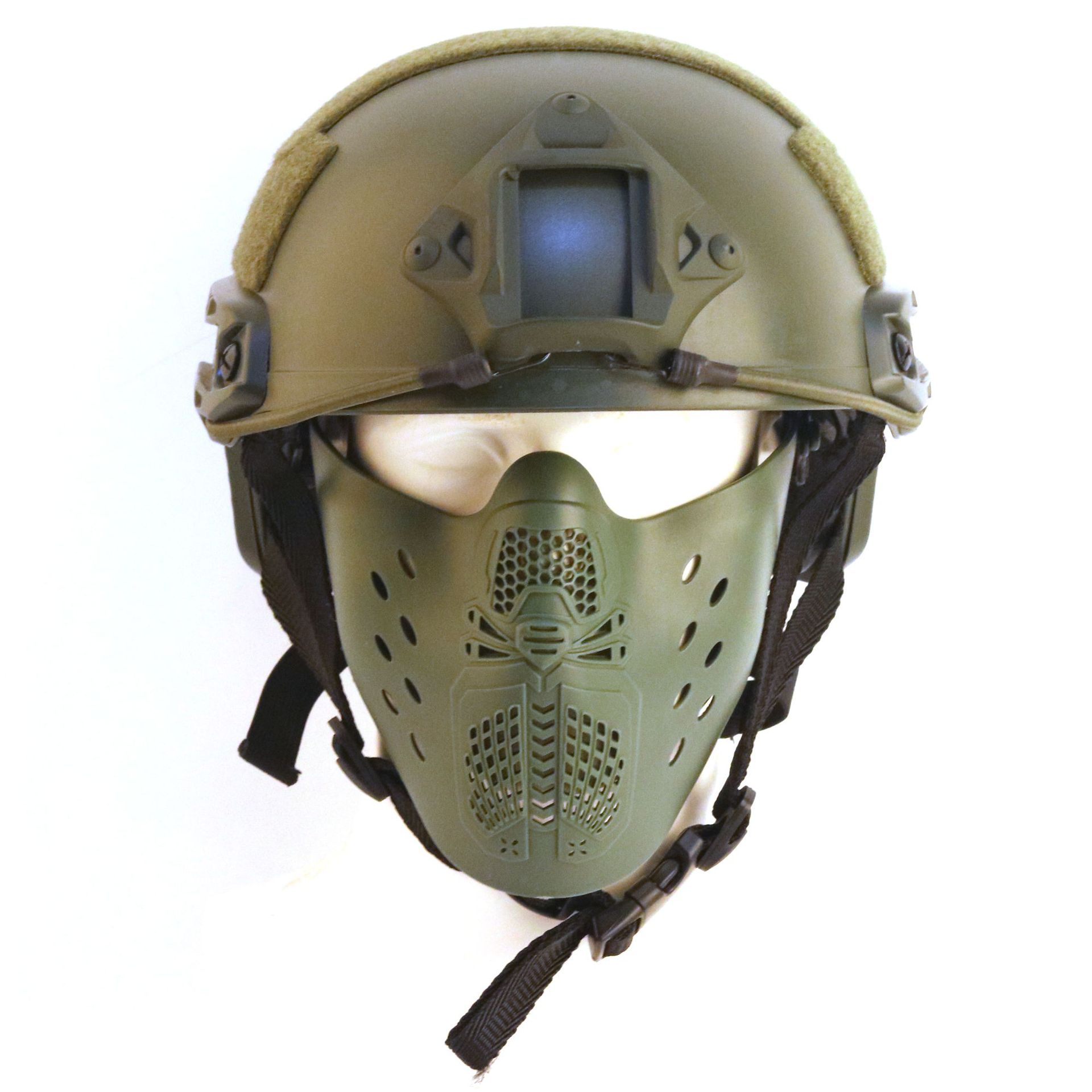 正品m07战术半脸面具 m10户外骑行防护透气面罩 头戴可装头盔