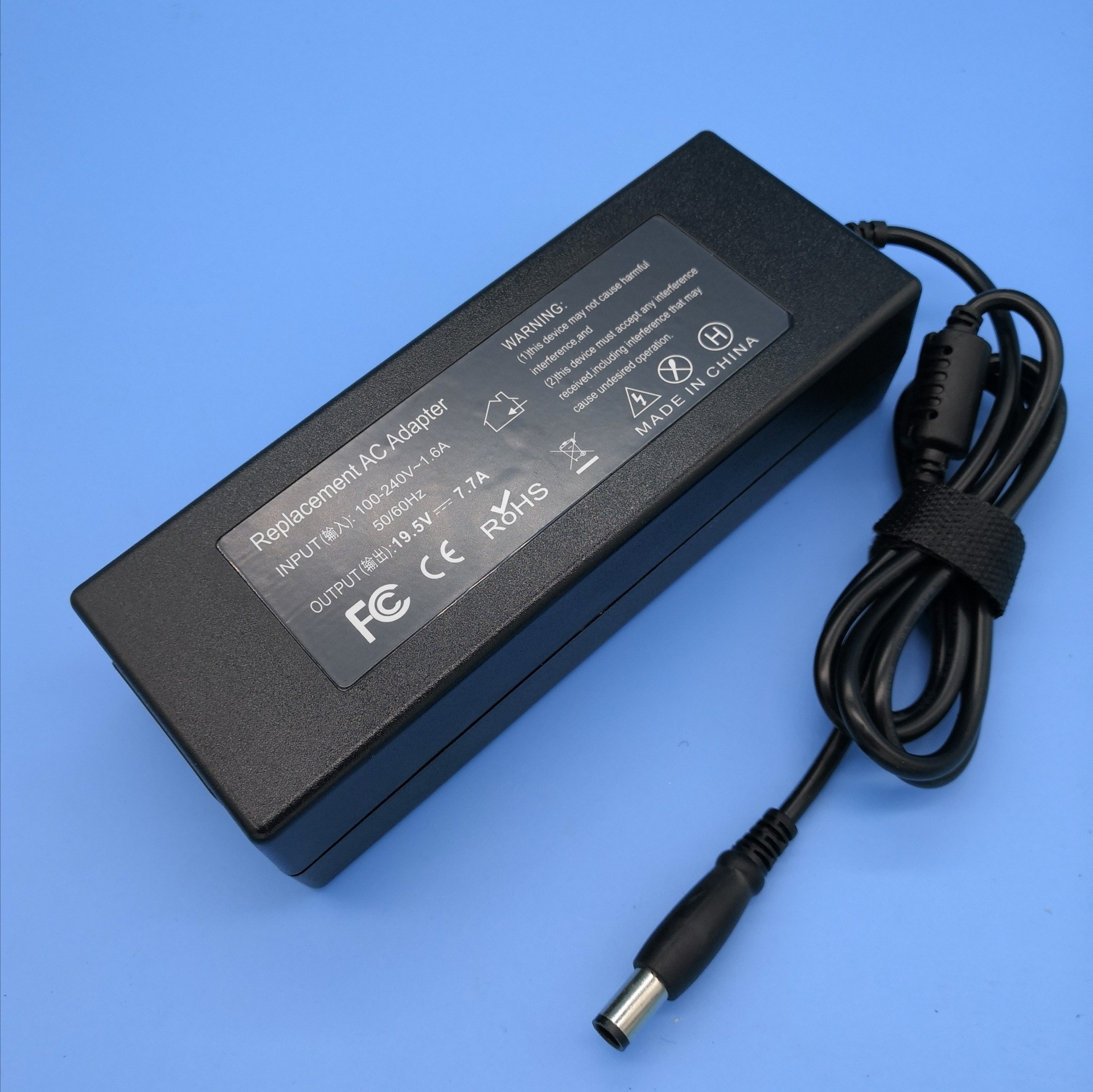 适用戴尔 dell一体机笔记本电源适配器19.5v6.7a150w7.4*5.0 mm