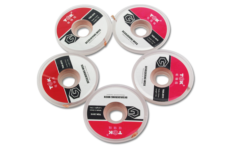 厂家供应tgk-2015固特吸锡线吸锡带烙铁助手吸锡绳一件代发