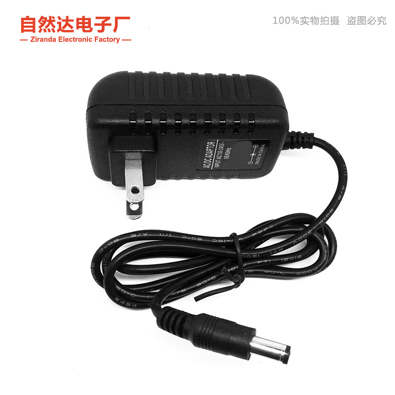 12v2a Power Adapter Security Surveillance Camera Massage Pillow Belt LED Light with Charger European and American Regulations