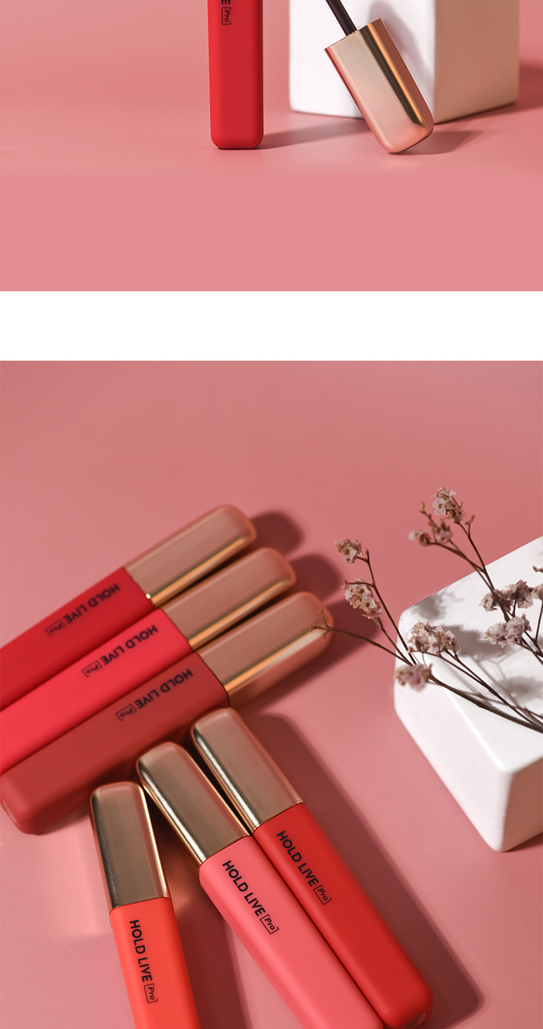 hold live空气柔雾唇釉轻盈丝雾哑光烂番茄胡萝卜色德国小众口红