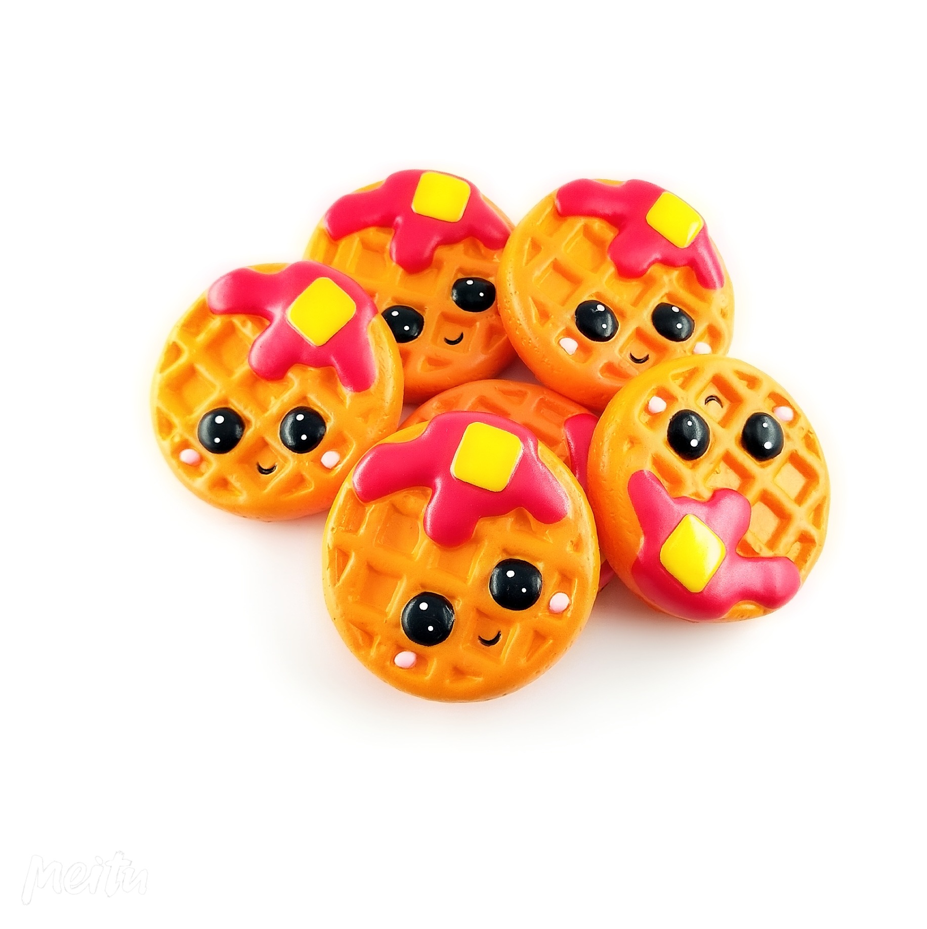 squishy新品慢回弹华夫饼pu仿真食玩面包蛋糕儿童玩具厂家定制