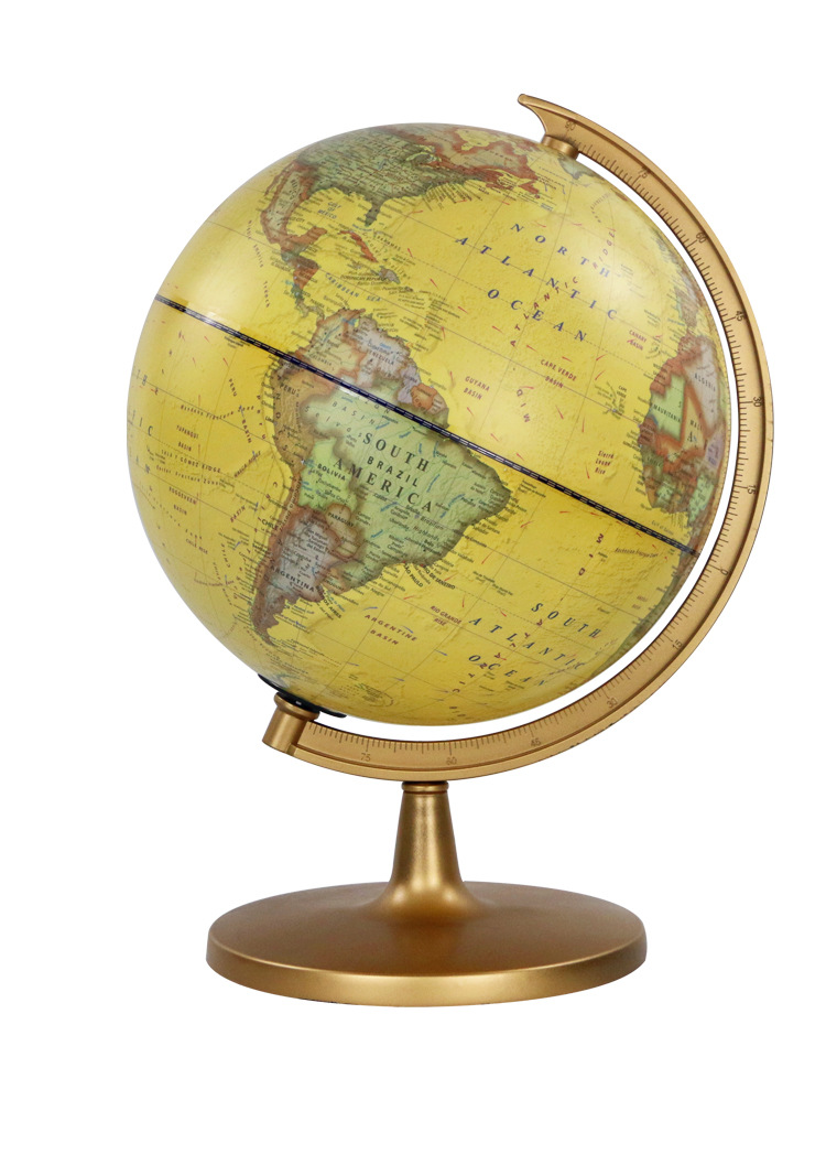 30cm英文地球仪(塑尺塑底)中文英文可选