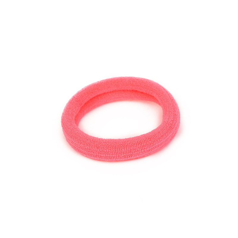 4.5 Inch Korean Fashion Towel Ring Seamless Hair Band High Elasticity Hair Friendly String Candy Color Hair Accessories