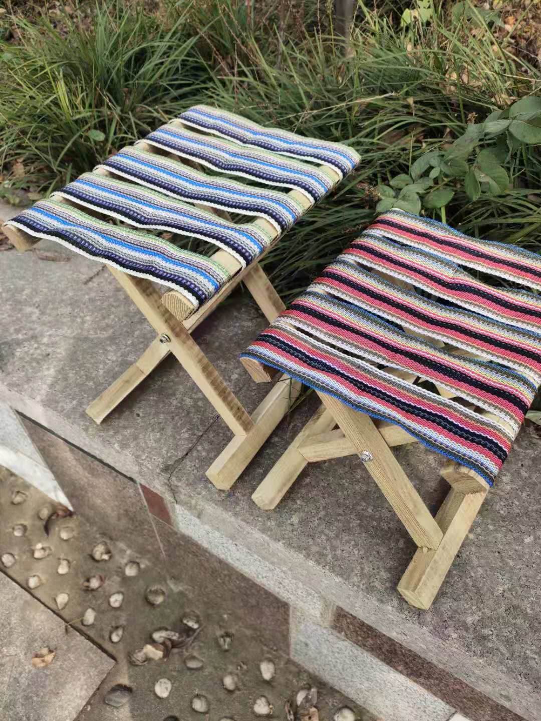 折叠凳马扎槐木马扎家庭户外折叠凳方便携带