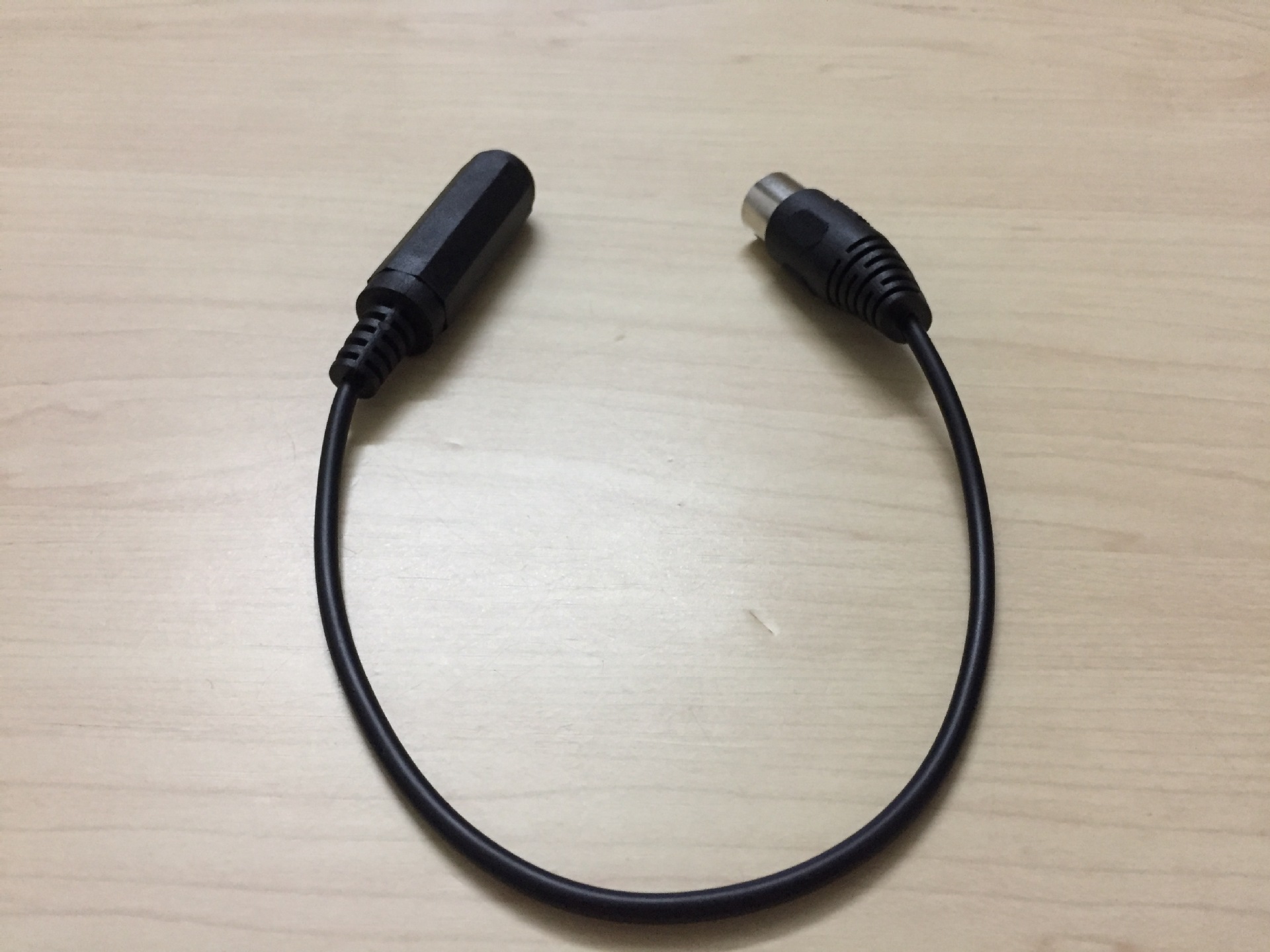 35音频插头转midi 5芯转接线麦克风音频输出midi5芯din5p 0.3m