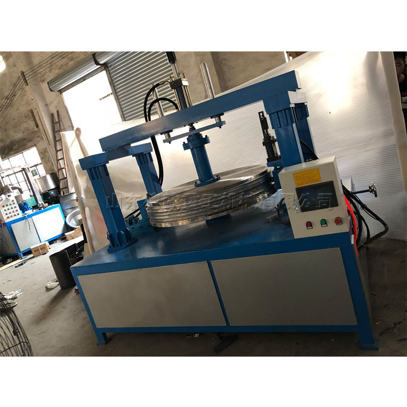 圆形液压卷边机 自动不锈钢压边机 包边翻边一体机可调刀片位置