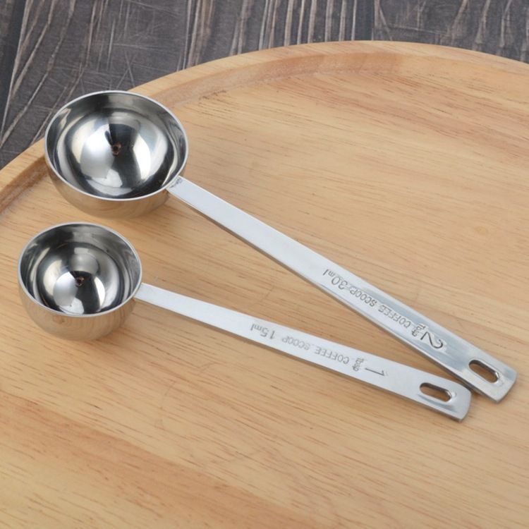 不锈钢量勺子10克 果粉勺 糖勺奶粉勺调味勺烘焙咖啡量勺15ml