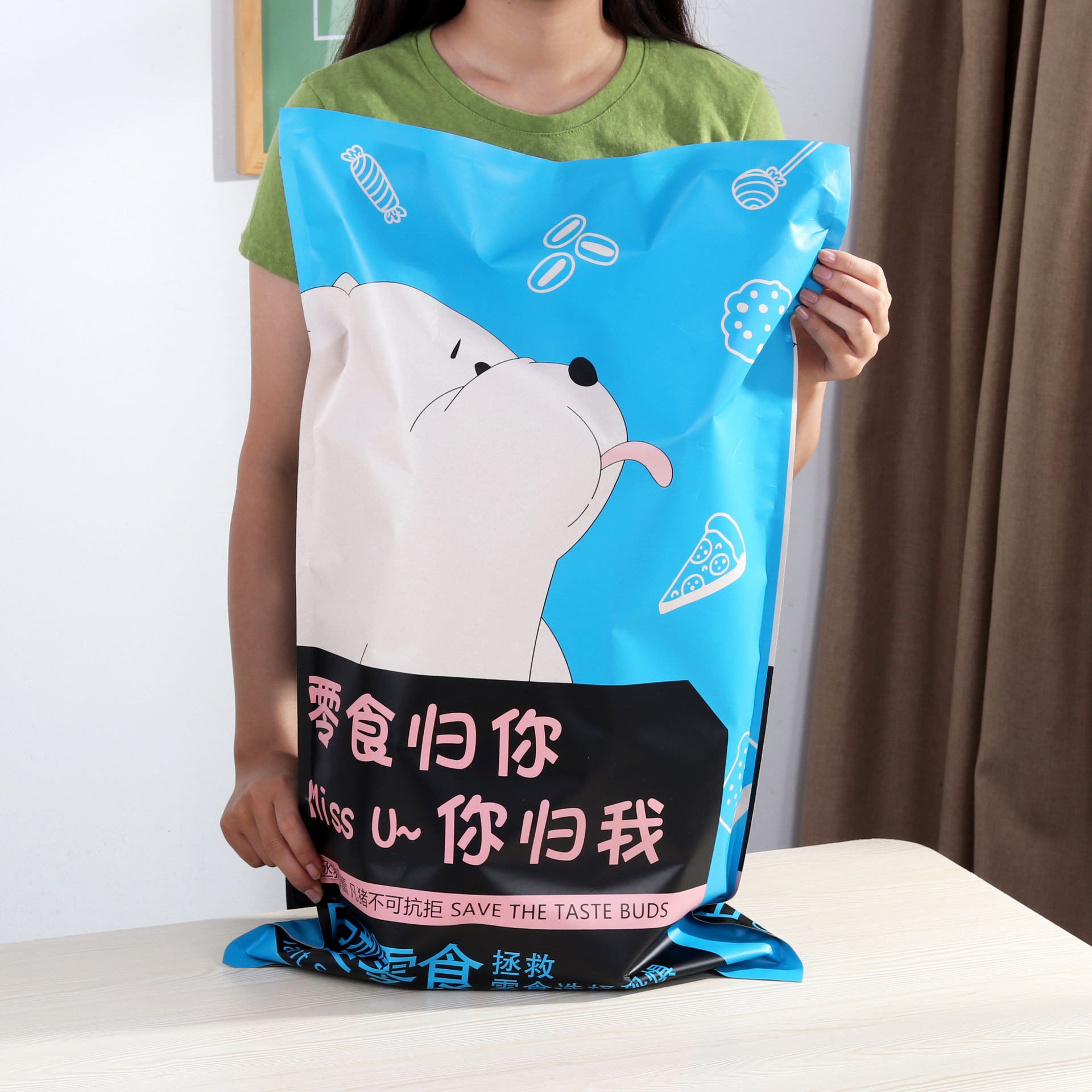 定中国风手提零食礼盒 六边形中国红喜庆零食大礼包包装盒制作
