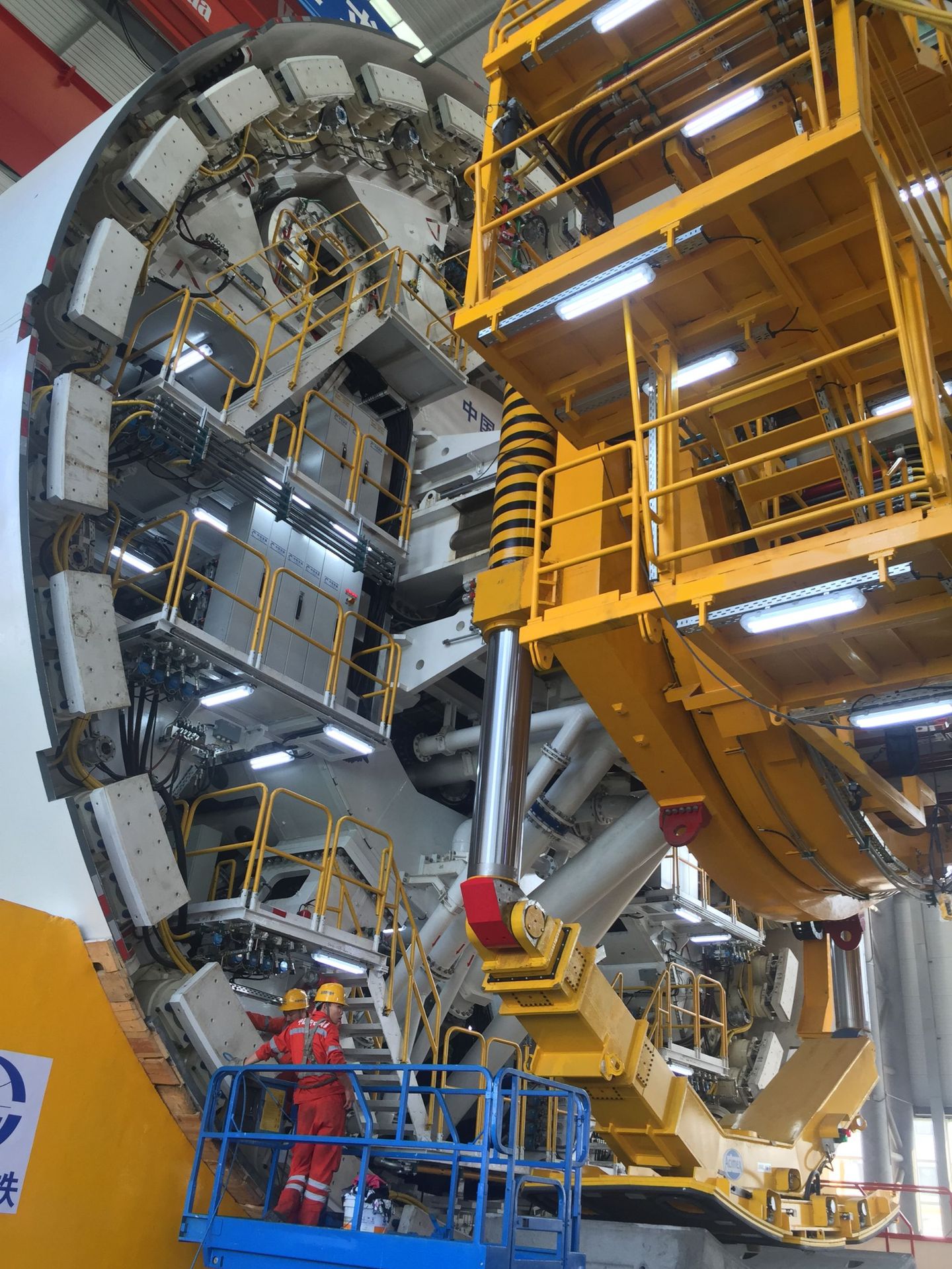 租赁盾构机分体始发管线