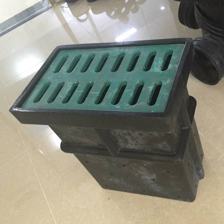 hdpe雨水渗透井 塑料收水口 成品渗透式雨水检查井 400*600*600